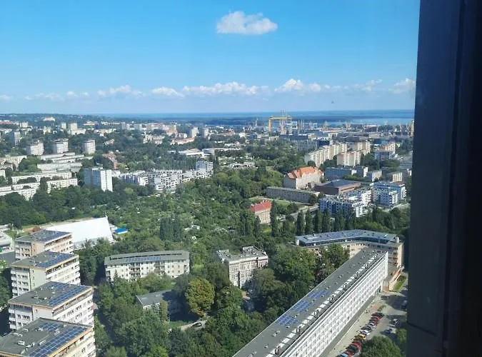 Hanza Tower By Sunny Apartment Szczecin